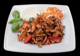 Ryż Thai Basil z krewetkami