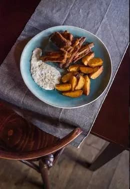 Żeberka w sosie miodowym