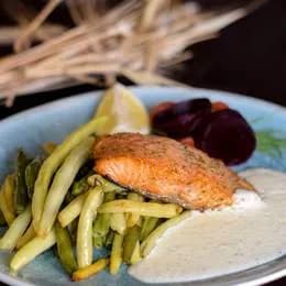 Pieczony Filet z lososia