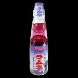 Japońska oranżada ramune o smaku winogronowym