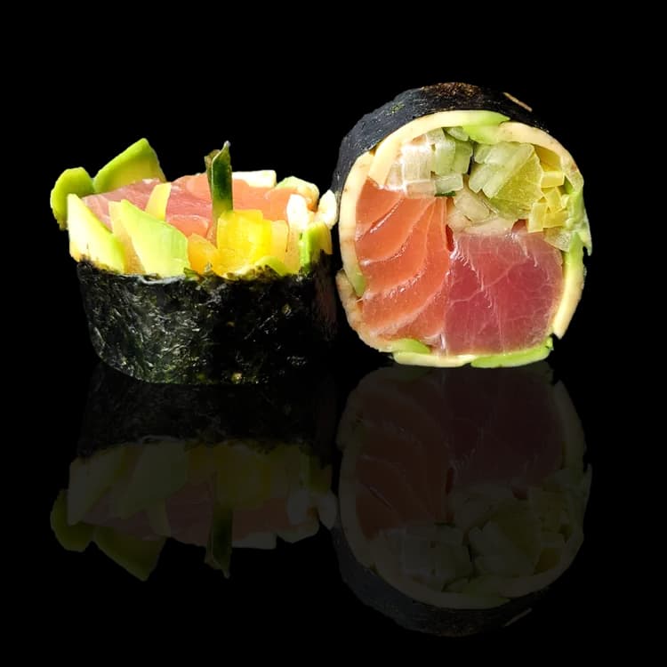 Keto w awokado - łosoś i tuńczyk