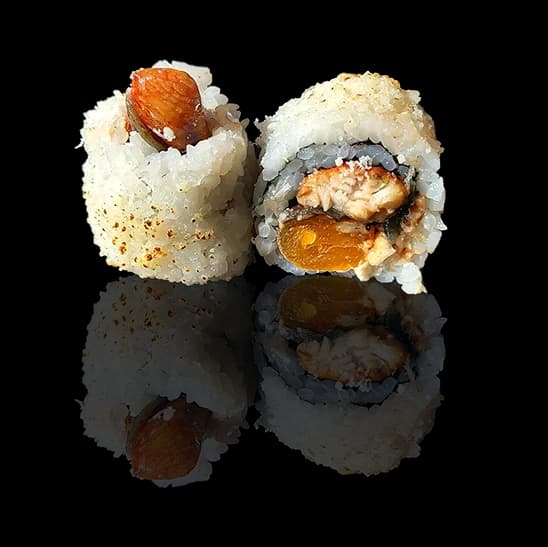 Węgorz pieczony z morelą