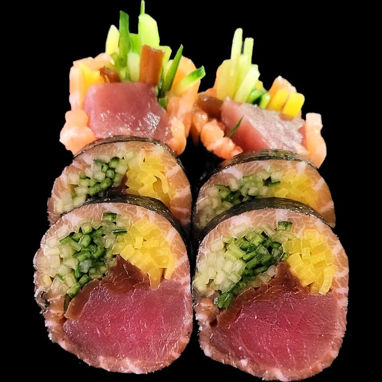 Rolka bez ryżu - w łososiu