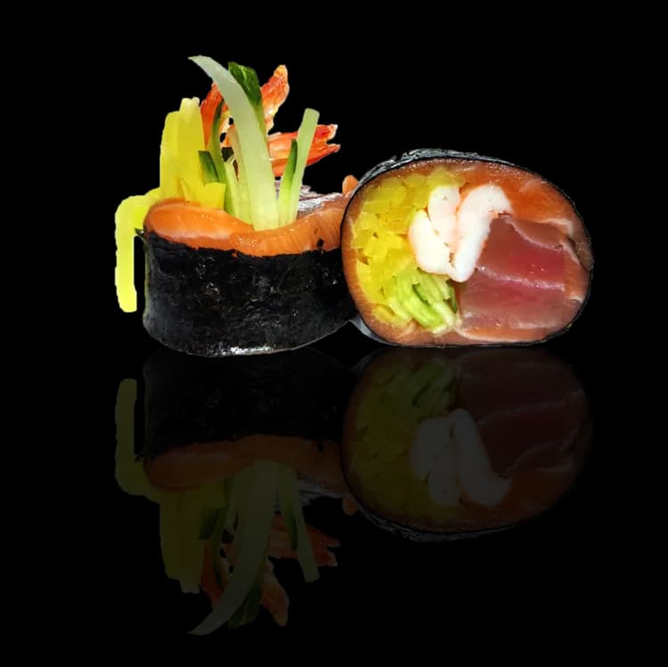 Keto w łososiu - tuńczyk i krewetka parzona