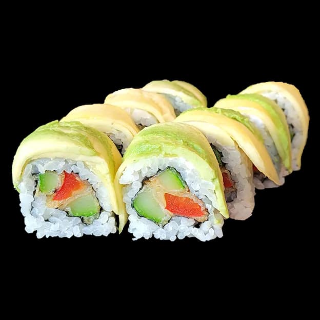 Warzywa w tempurze w mango lub awokado