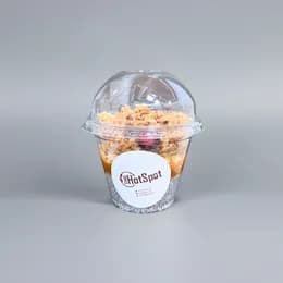 Pudding chia z toffi i bananem