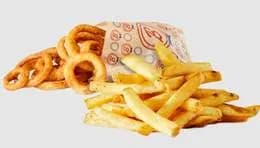 Krążki cebulowe z frytkami duże