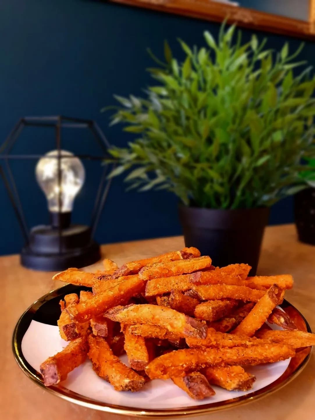 Frytki z batatów w panierce 300g