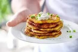 Placki ziemniaczane ze śmietaną 3szt