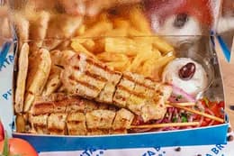 Box Souvlaki XL. Kurczak