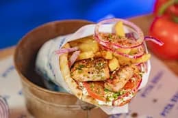 Pita Souvlaki. Wieprzowina