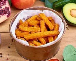 Frytki z batatów porcja 150g.