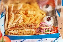 Box Souvlaki. Kurczak