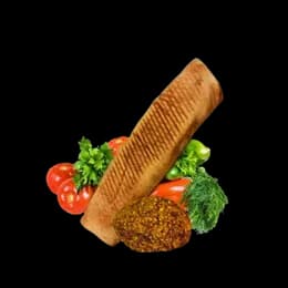 Rollo pita kebab wegetariański duży