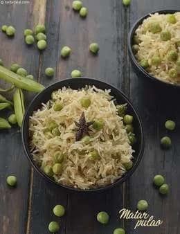 Green Peas Pulao