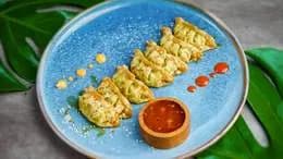 Japońskie pierogi ( Szpinak & Edamame)