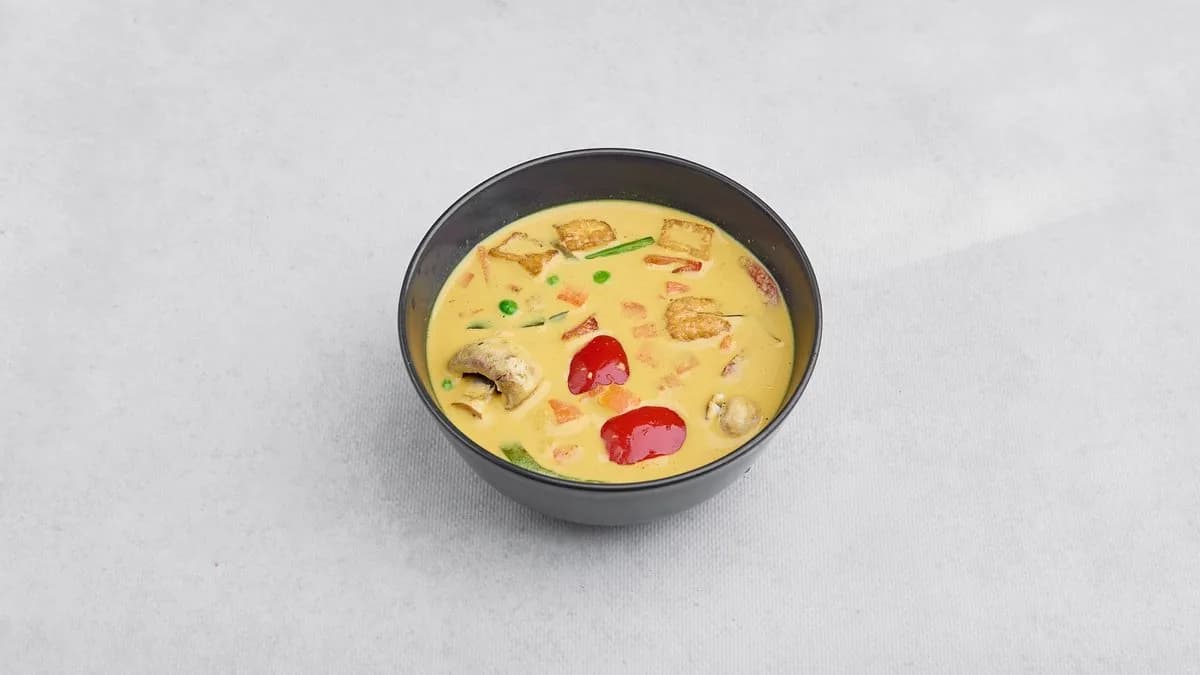 Żółte curry wegetariańskie