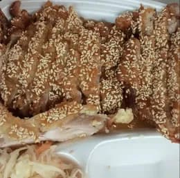 Udko kurczaka panierowane w sosie miodowym