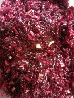 Czerwony burak na zimno