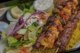 Szaszłyk z krewetek