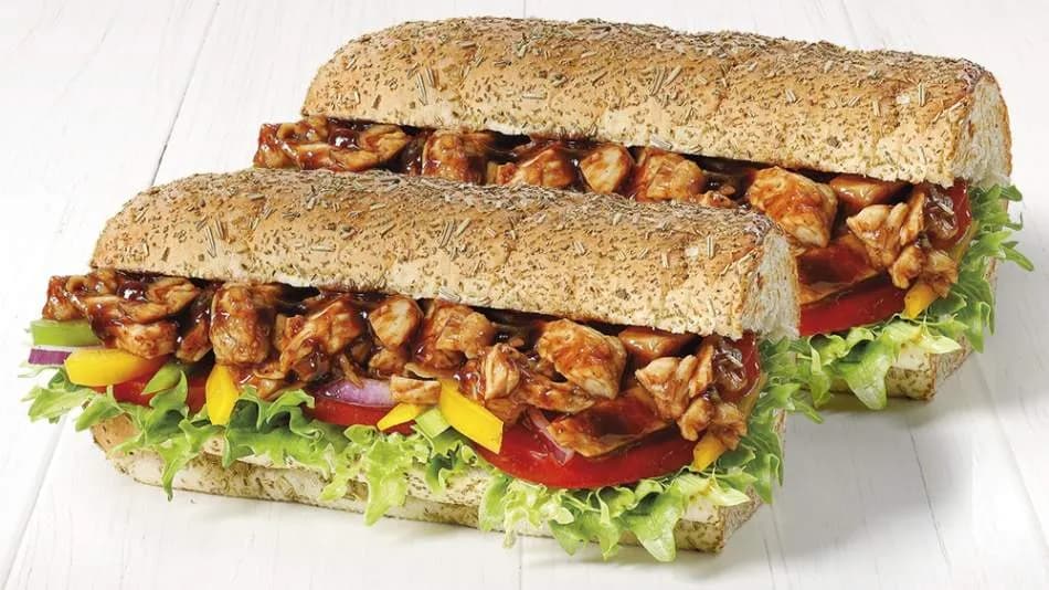 Sandwicz Kurczak BBQ 30cm w Zestawie