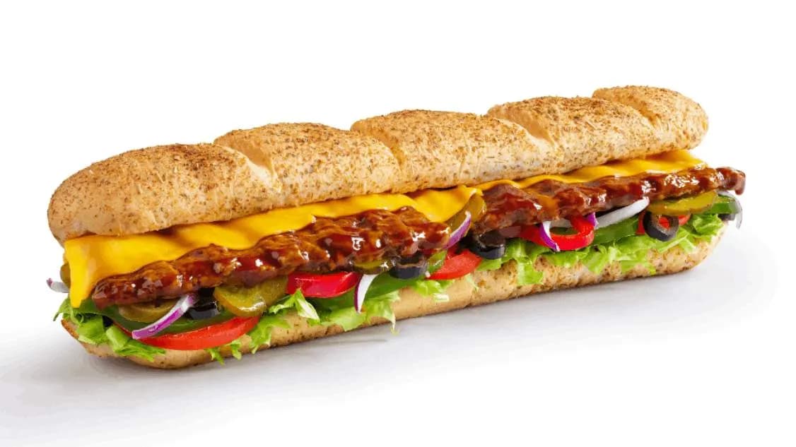 Sandwicz Żeberka BBQ 30cm w Zestawie