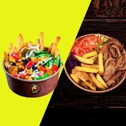 Nr.14-Kebab Bowl + frytki
