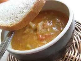 Flaczki wołowe przez Marcina krojone