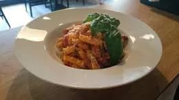 GARGANELLI POLLO PESTO