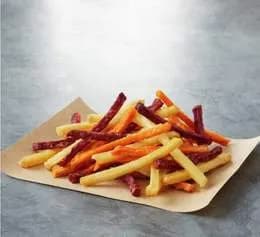 frytki z warzyw veggie ( marchew,burak,pasternak)