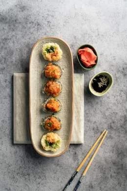 Tatar z tuńczyka w tempurze