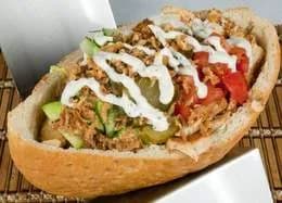 Kebab na grubym cieście