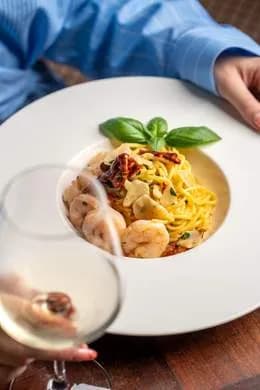 Aglio Olio VR z krewetkami