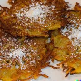 Placki ziemniaczane z cukrem