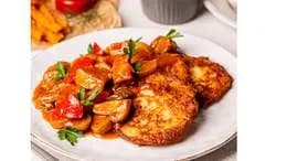 Placki ziemniaczane z sosem