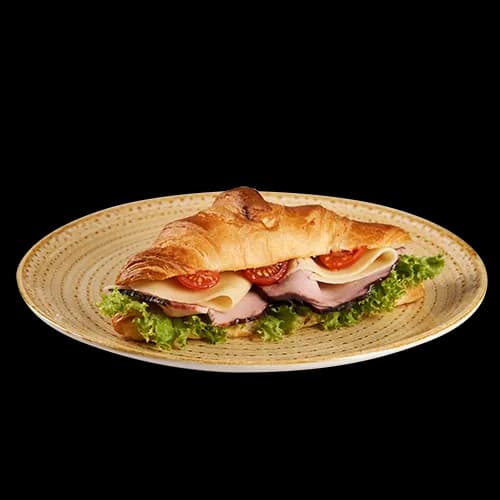 Croissant z szynką i serem 120g