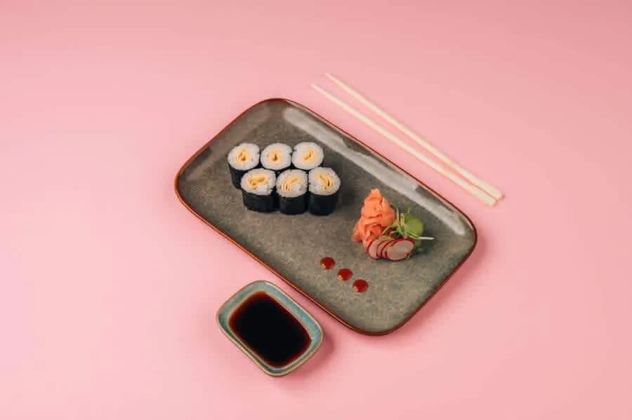 Vege Hoso maki Omlet tamago