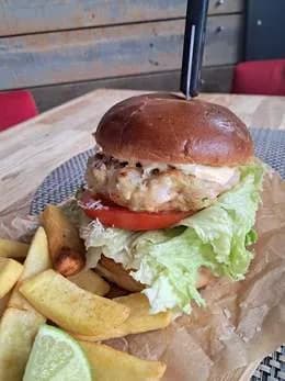 Burger Fusion Shrimp + Frytki