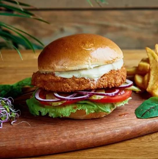 Burger Chicken + Frytki