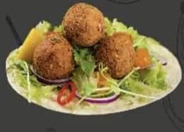 Falafel z lawaszem