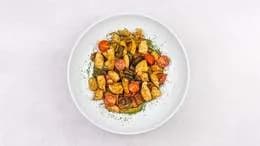 Kurczak z warzywami i grzybami mun