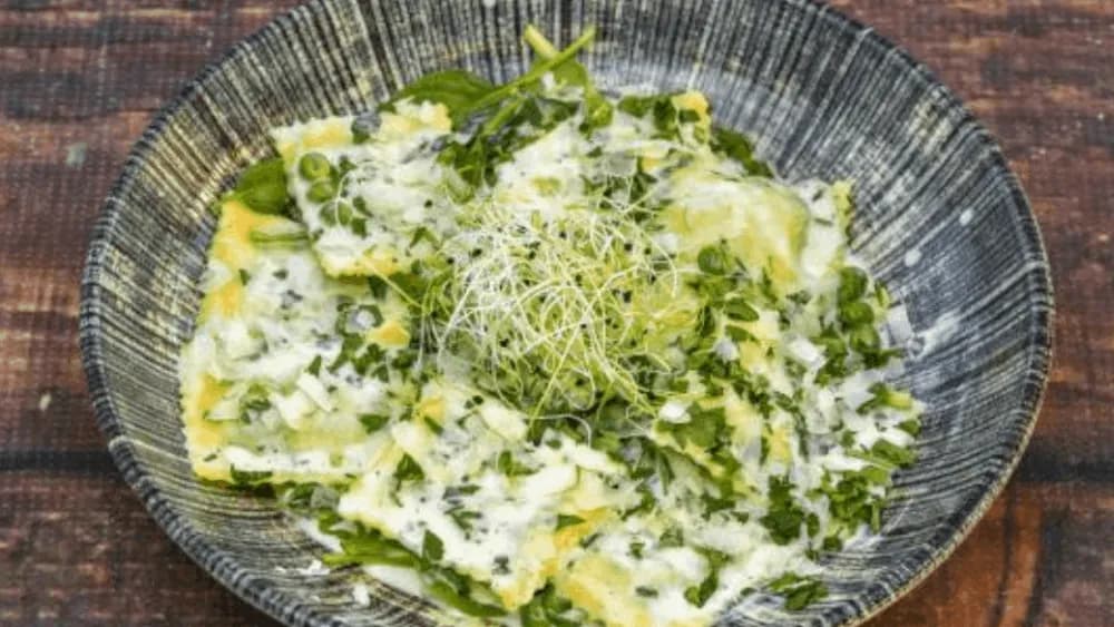 Ravioli z ricotta i szpinakiem