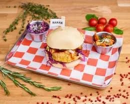 Burger Krewetki w Tempurze