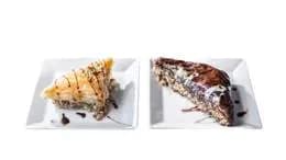 72 - baklawa orzechowa + czekoladowa