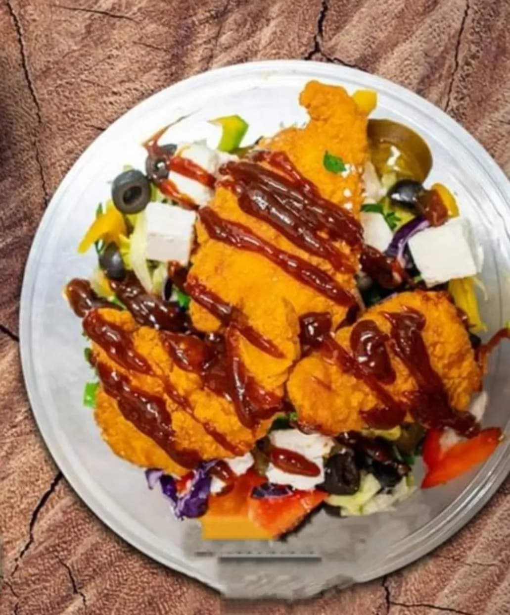 Sałatka z polędwiczkami