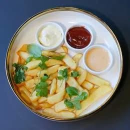 Frytki Francuskie Z Trzema Sosami