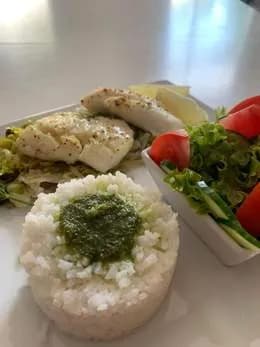 Pieczony filet z dorsza