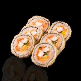 Futomaki tatar z łososia cała rolka w tempurze