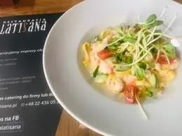 Tagliatelle z łososiem