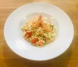 Risotto z krewetkami